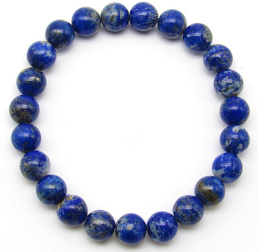 Quantum Reiki Infused Lapis lazuli Chakra Balancing Bracelet