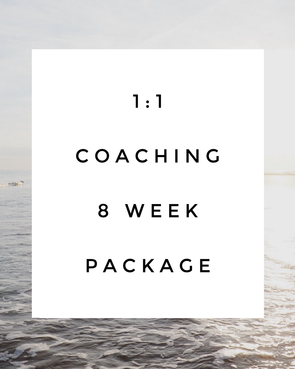 8 Week Coaching Package
