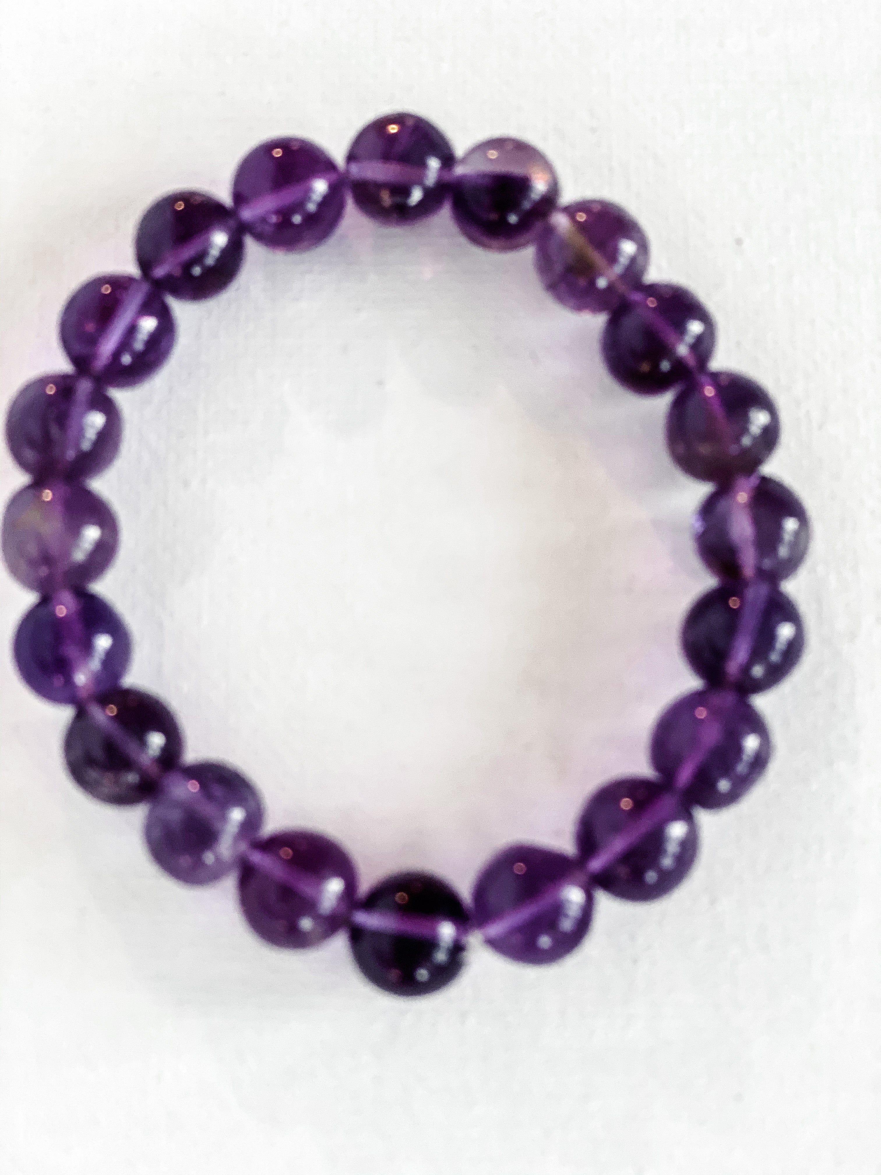 Quantum Reiki Infused Amethyst Energy Bracelet