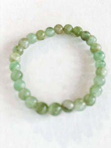 Quantum Reiki Infused Green Aventurine Bracelet